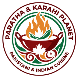 Paratha & Karahi Planet Logo