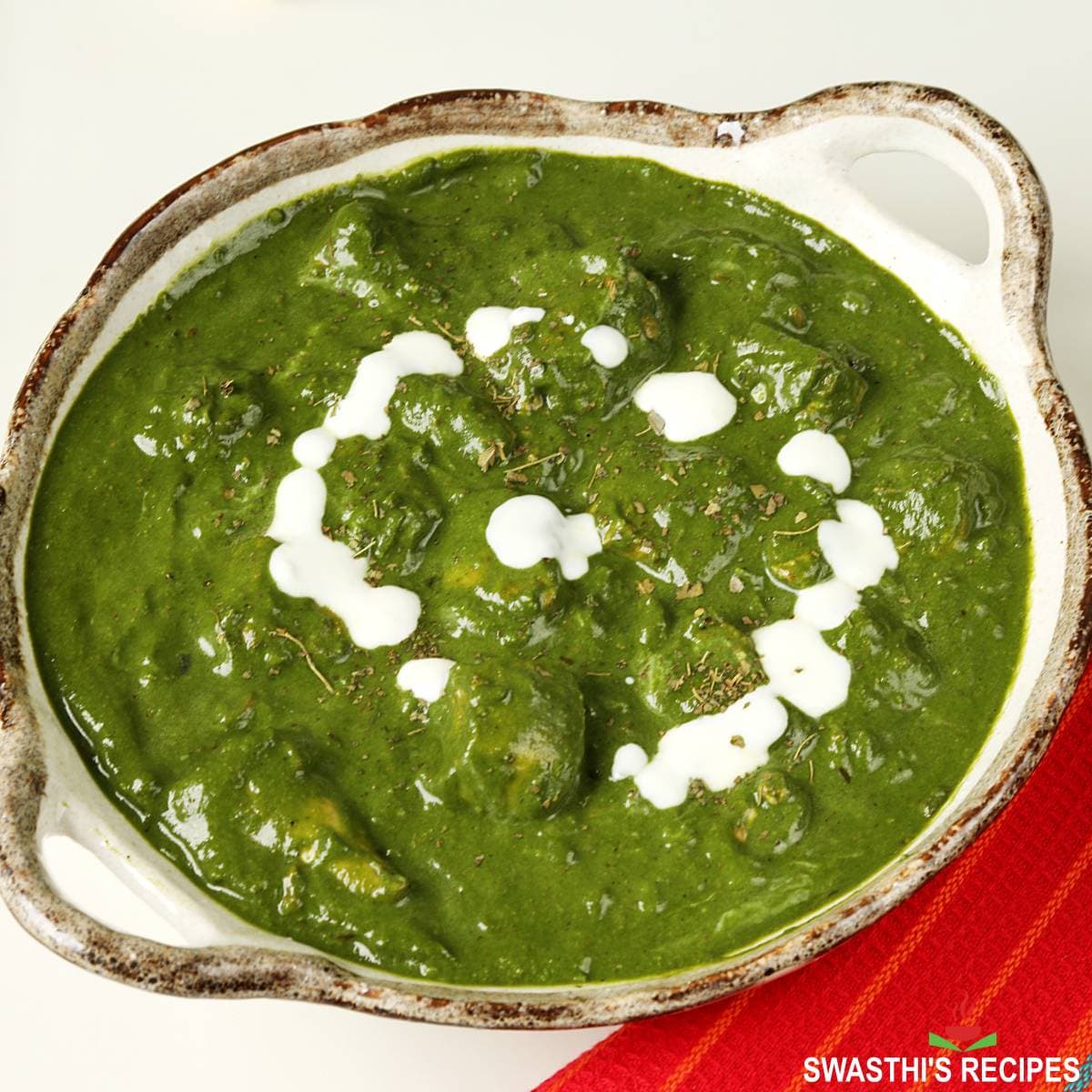Chicken Palak (Boneless) - Non Veg Curries