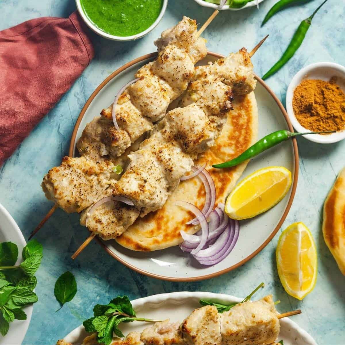 Chicken Reshmi Kabab 2pcs - Bar.B.Q