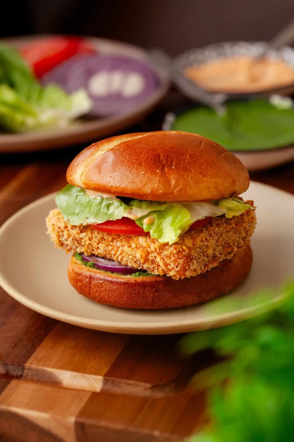 Paneer Burger - Breads