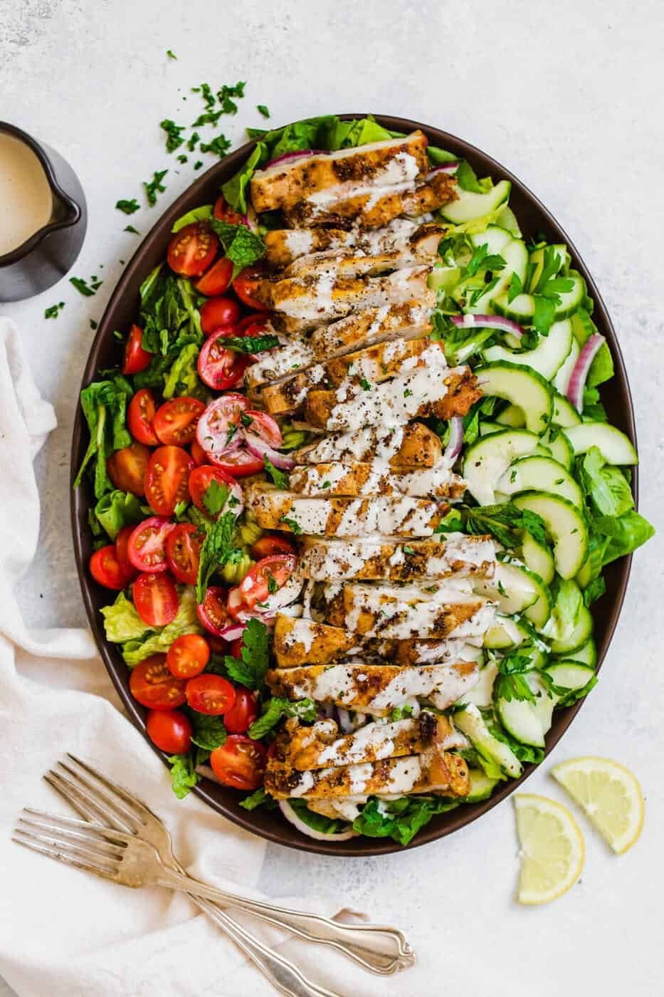 Chicken Shawarma Salad - Side Kicks