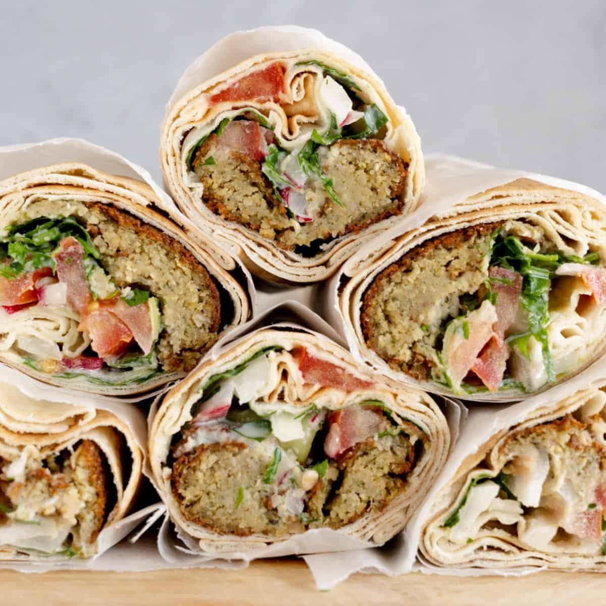 Falafel Wrap Meal - Veg Curries