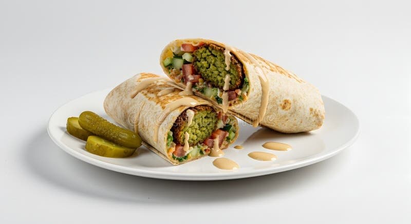 Falafel on Half & Half - Veg Curries